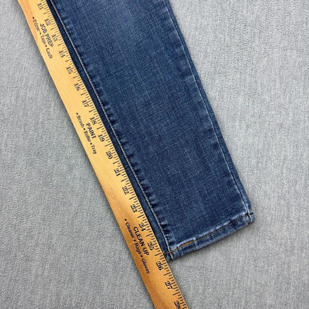 Levis Jeans Womens 27x26 Blue High Rise Stretch 721 Regular Skinny Ankle Cotton